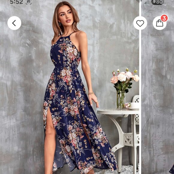 Dresses & Skirts - Hermine Halter Neck Dress